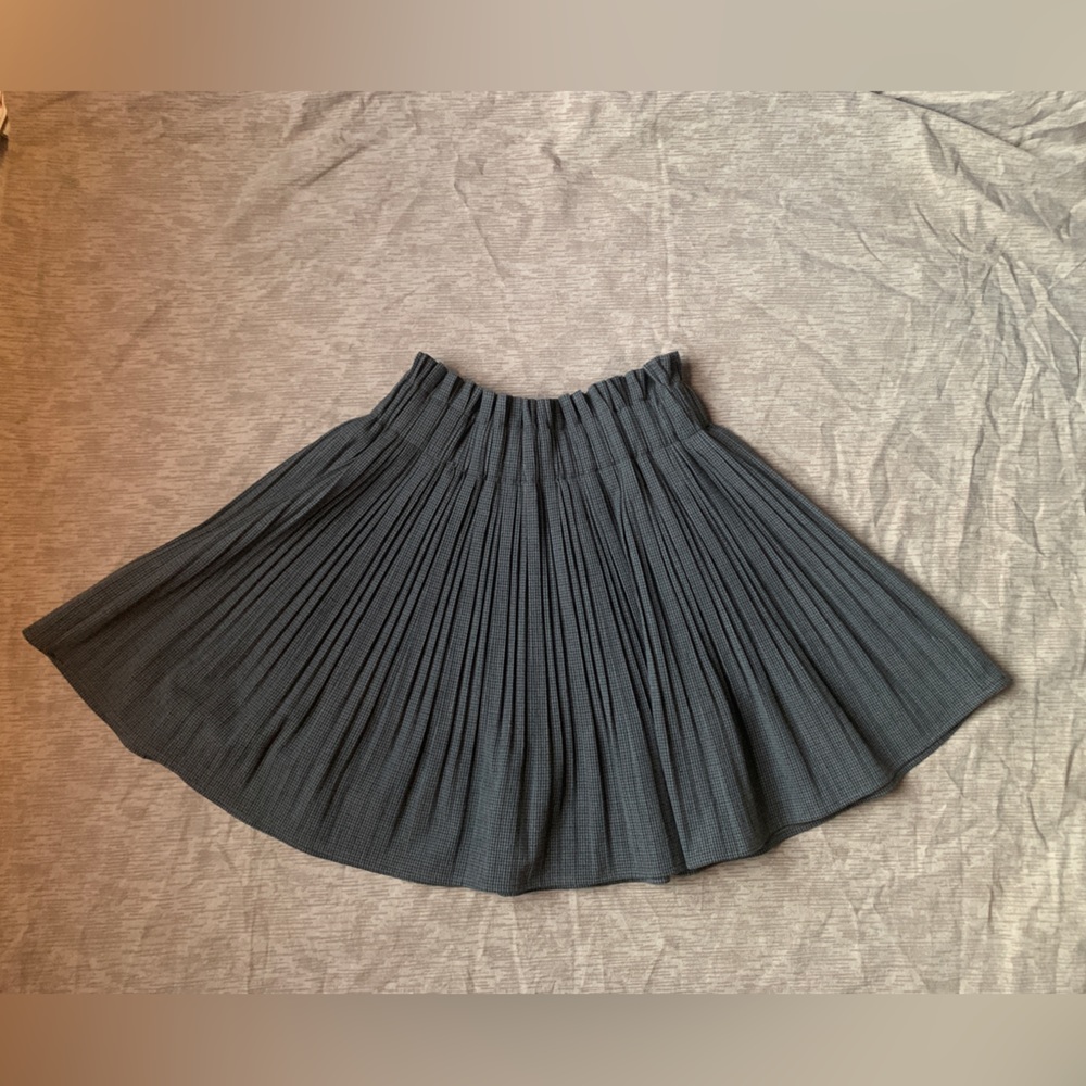 Zara plaid dark academia skater skirt